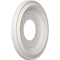Ekena Millwork Traditional PVC Medallion (Canopies up to 5 1/2"), 10"OD x 3 1/2"ID x 1 1/8"P, Satin Blossom White CMP10TRGBW - alternate 4